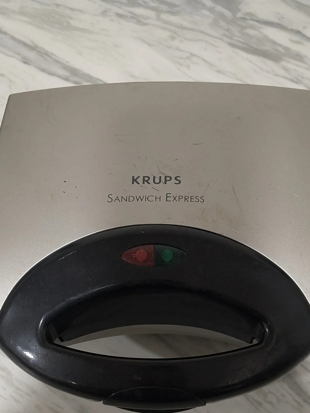 KRUPS Sandwich Express Stainless Steel & Black Sandwich Maker